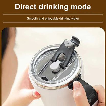 Smart Self-Stirring Temperature-Control Coffee Mug with USB Charging and Heated Coaster