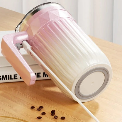 450ml Automatic Self Stirring Coffee Mug Temperature Display Auto Stirring Heating Mixer Cup Large Capacity Magnetic Function