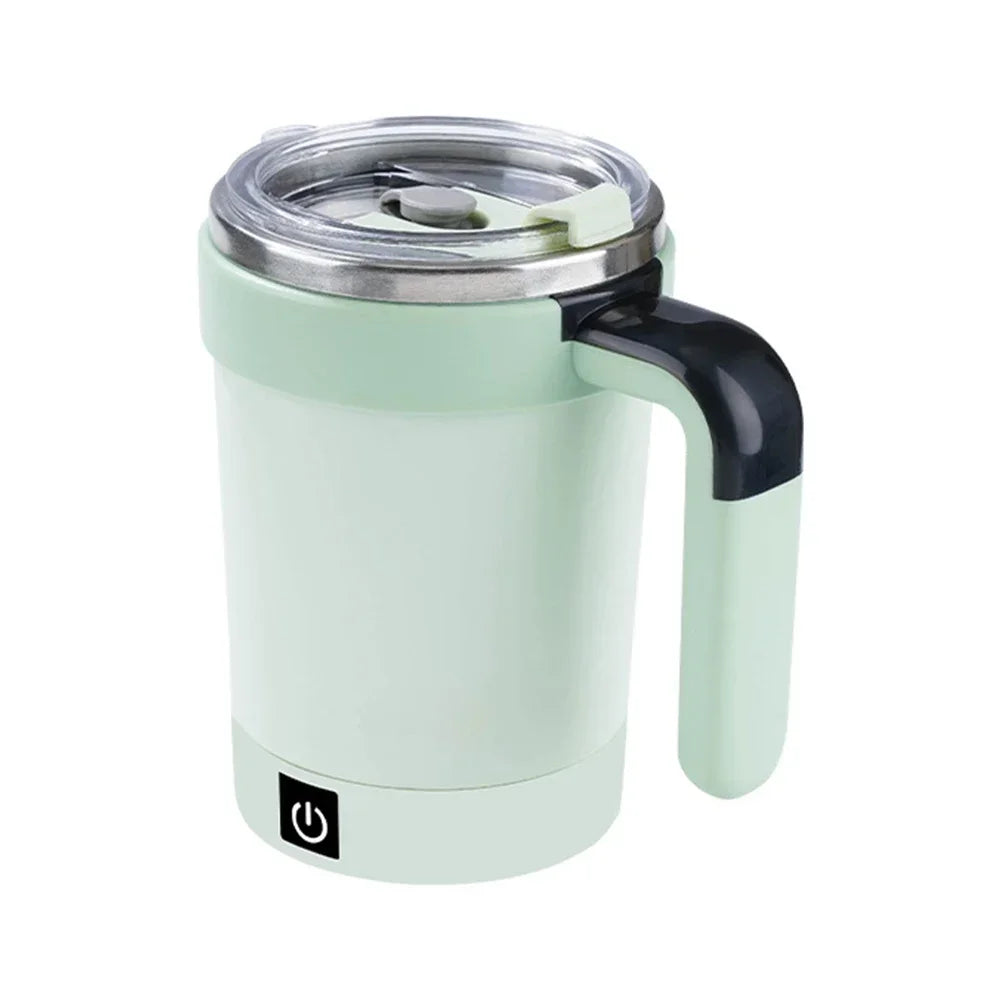 Smart Self-Stirring Temperature-Control Coffee Mug with USB Charging and Heated Coaster