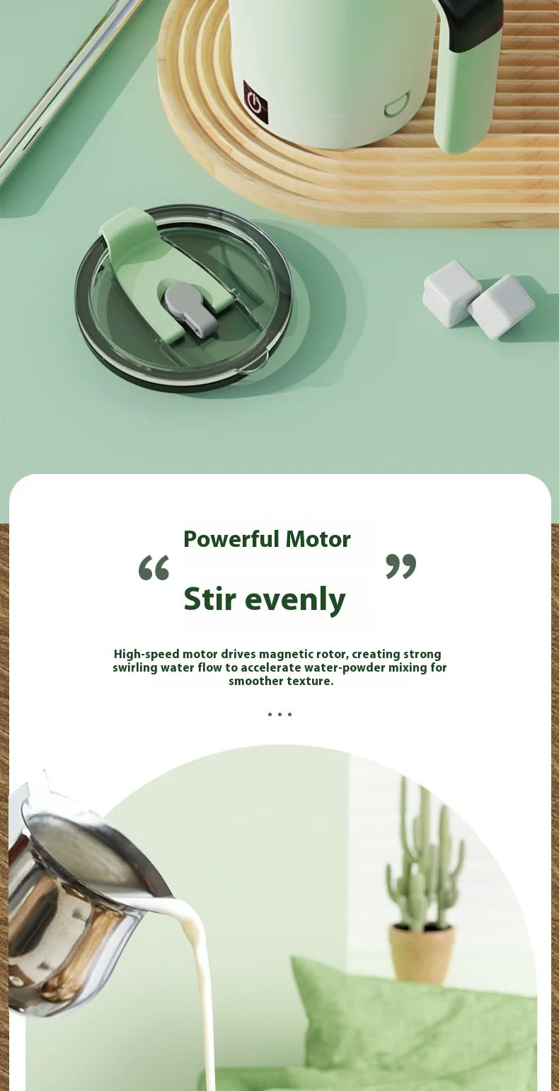 Copo Térmico Inteligente com Agitação Automática e Indicador de Temperatura – Recarregável via USB