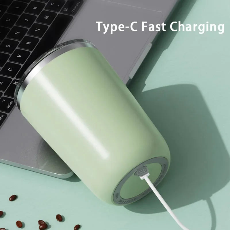 Automatic Self Stirring Cup USB Rechargeable Coffee Mug Portable Mixing Cup for Milk Drinks Home Office Magnetic Thermal Cup