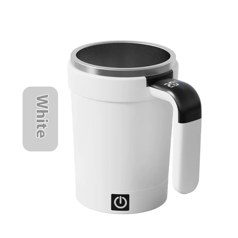 New Smart Temperature-Measuring Magnetic Automatic Stirring Cup, Electric Portable Coffee Cup, Milkshake Cup, Sports and Fitness